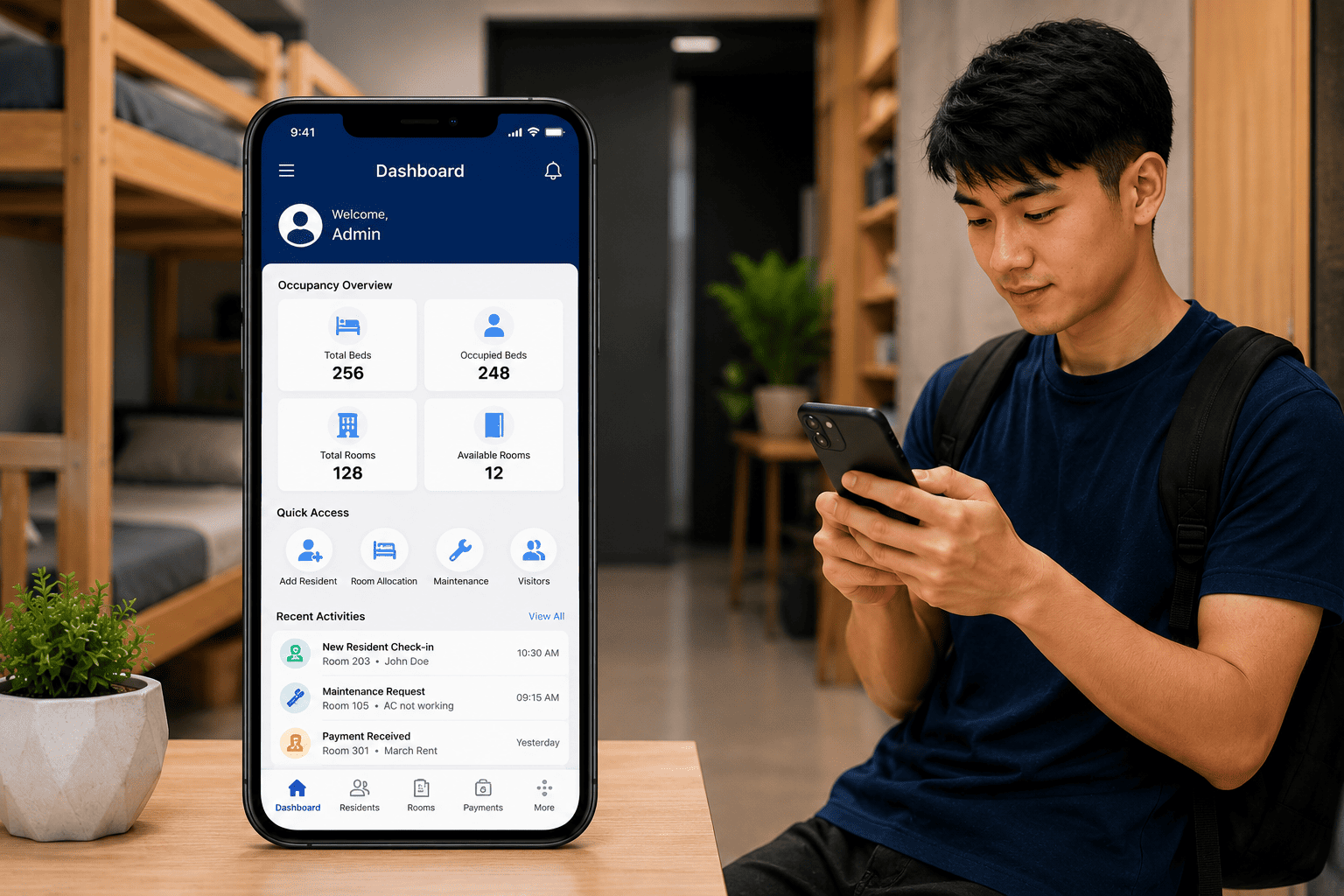 Advanced Dormitory Management System with Attendance Tracking - Smart ...