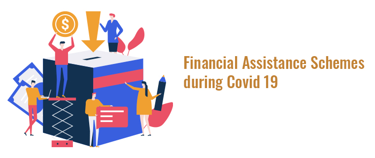 What are the support grant given for Singaporean affected by Covid 19?